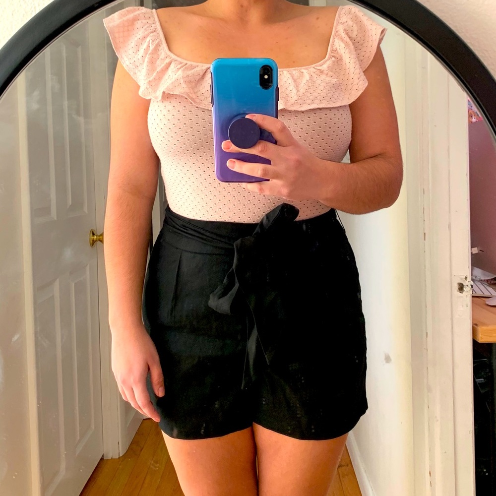 Express off-shoulder bodysuit